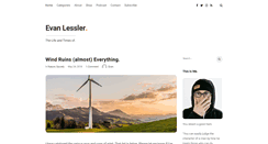 Desktop Screenshot of evanlessler.com